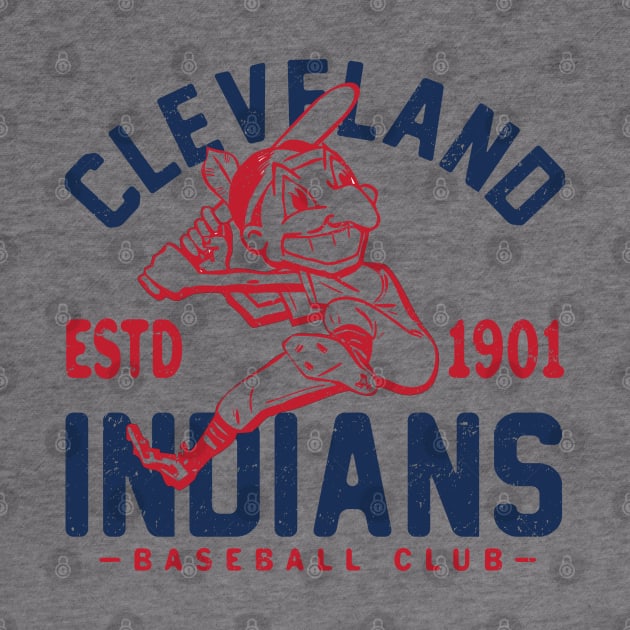 Retro Cleveland Indians by Buck Tee by Buck Tee